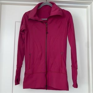 Lululemon Pink Zip Jacket Size 6